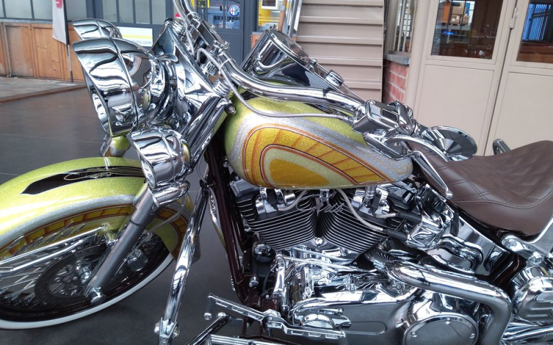 Harley Softail " Chicano "